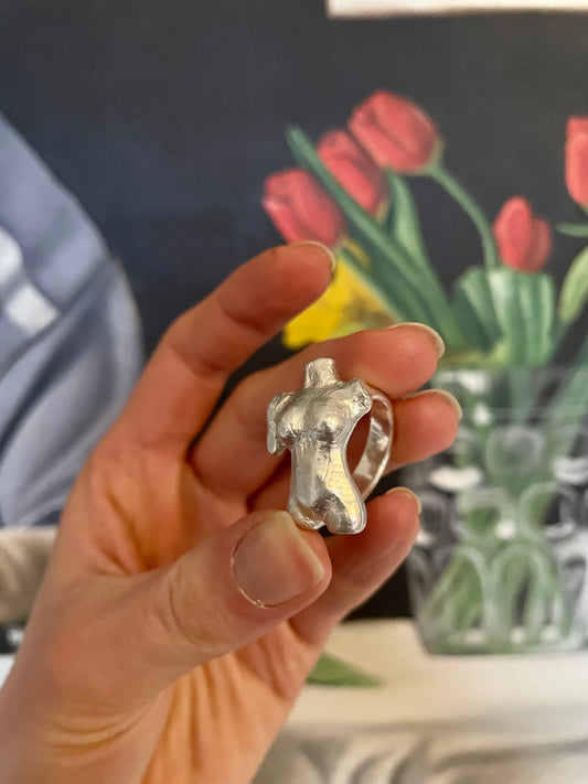 Silver Torso Ring