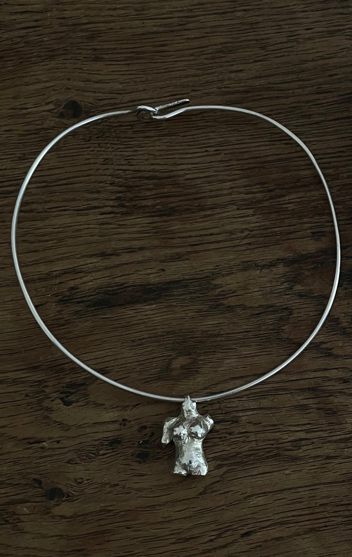 Silver Torso Necklace
